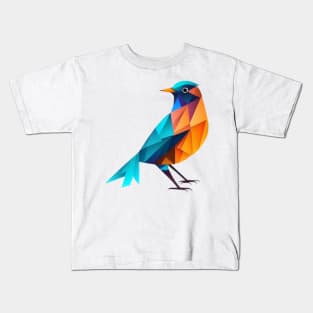 Paradise Bird - Abstract bird design for the environment Kids T-Shirt